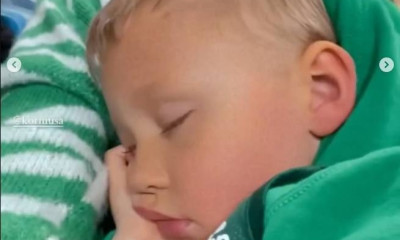 Παναθηναϊκός – Ολυμπιακός: Ο υιός Γκριγκόνις έκλεψε την παράσταση στο ΟΑΚΑ (pics+vid)