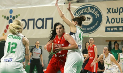 Παναθηναϊκός - Ολυμπιακός 60-66: Με ανατροπή έκανε το «διπλό» και θέλει μια νίκη για τον τίτλο