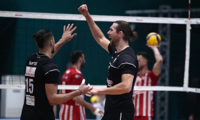 Ολυμπιακός - ΠΑΟΚ 1-3: Κυπελλούχος Ελλάδας στο βόλεϊ ο «Δικέφαλος»