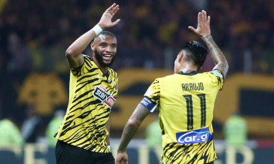 Ολυμπιακός – ΑΕΚ: Με Μουκουντί, αλλά χωρίς Αραούχο οι «κιτρινόμαυροι» στο Κύπελλο Ελλάδας