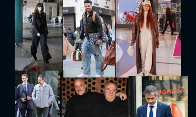 H Μπελούτσι με total black outfit και το look της Καζαντζόγλου