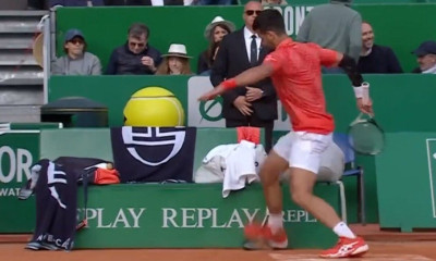 Νόβακ Τζόκοβιτς: Άγριο ξέσπασμα στο Μόντε Κάρλο - Στην εξέδρα ο γιος του (video)