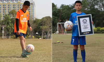 Απίθανος δεκάχρονος μπήκε στο βιβλίο Γκίνες: Έκανε παγκόσμιο ρεκόρ με 8.147 «ποδαράκια» σε μια ώρα