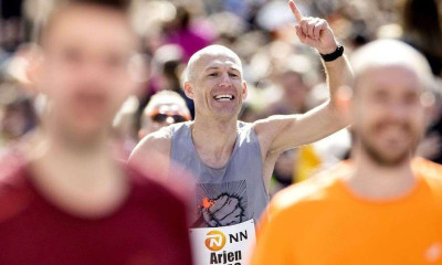 "Στεγνός" Ρόμπεν, έτρεξε σε μαραθώνιο!