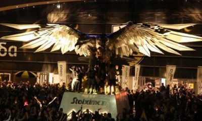 ΑΕΚ: Ολονύκτιο πάρτι τίτλου στην «OPAP Arena» | Δεν… κοιμήθηκε η Νέα Φιλαδέλφεια (video)