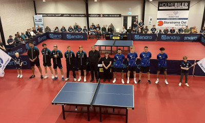 Πινγκ πονγκ: Τη 2η θέση στη δανέζικη λίγκα με τη Β 75 ο Σταματούρος