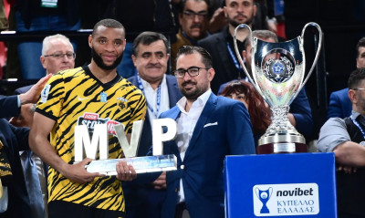 Τελικός Κυπέλλου Ελλάδας Novibet: MVP ο Μουκουντί (vids)