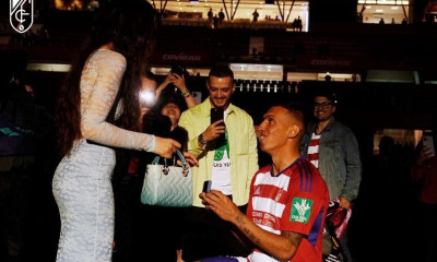 Πρόταση γάμου στο γήπεδο από τον... Ζακυνθινό Μίρτο Ουζούνι, είπε το ναι η καλή του!