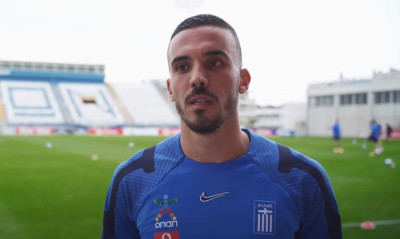 Κουρμπέλης και Κωνσταντέλιας στον ΟΠΑΠ: «Οπωσδήποτε νίκη με την Ιρλανδία»