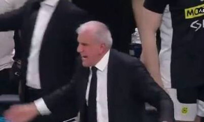 Παρτιζάν-Ερυθρός Αστέρας: O Ομπράντοβιτς έριξε... καρπαζιά σε οπαδό που «μπούκαρε» στο παρκέ (vid)