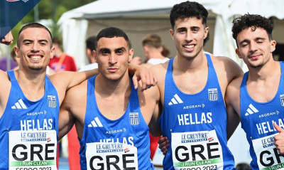 Στίβος: Πανελλήνιο ρεκόρ η ομάδα 4Χ100μ. Κ23