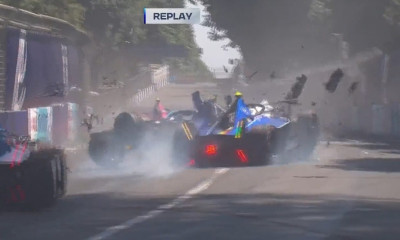 Formula E: Τρομακτικό ατύχημα στη Ρώμη (Video)