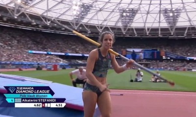 Ανεβασμένη η Στεφανίδη – Επίδοση 4,62μ. στο Λονδίνο