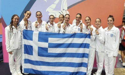 Καλλιτεχνική Κολύμβηση: Σάρωσε η Ελλάδα – Χάλκινο στο ελεύθερο ομαδικό