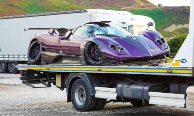 Ατύχημα για την Pagani Zonda του Λιούις Χάμιλτον