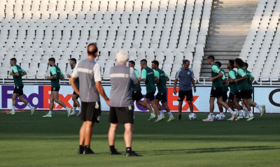 Champions League, Παναθηναϊκός – Μπράγκα: Προπονήθηκαν στο… ανανεωμένο ΟΑΚΑ οι «πράσινοι» (pics)