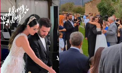 Ευαγγελία Συριοπούλου: Τα δύο εντυπωσιακά νυφικά και οι λεπτομέρειες