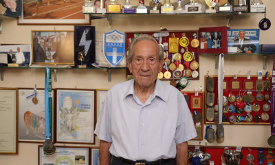 Στέλιος Πρασσάς: Μαραθωνοδρόμος ετών 92