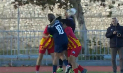 Ποδόσφαιρο, Γυναίκες: Στιγμές αγωνίας - Άσχημη σύγκρουση τεσσάρων παικτριών στο Τρίκαλα - Καστοριά