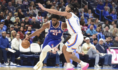 NBA: Έβαλαν «stop» στο σερί των Θάντερ οι 76ers - Διπλό στο Κλίβελαντ οι Λέικερς (videos)