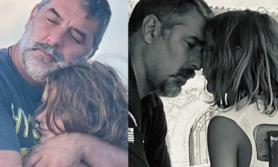 Βασίλης Μπισμπίκης: H σπάνια φωτό με τον 10χρονο γιο του