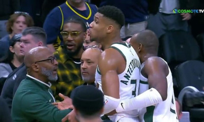 NBA: Έξαλλος με τους Πέισερς ο Αντετοκούνμπο - Του «βούτηξαν» τη μπάλα και το σκληρό φάουλ (videos)