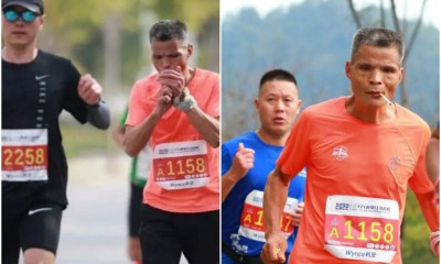 Κινέζος μαραθωνοδρόμος αποκλείστηκε γιατί κάπνιζε σε όλη τη διαδρομή