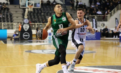 ΠΑΟΚ - Παναθηναϊκός 73-89: Πρωτιά με Γκραντ και Σλούκα και αντίδραση πριν τη «διαβολοβδομάδα»