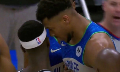 NBA: Επέστρεψε αγριεμένος ο Γιάννης Αντετοκούνμπο - Επεισόδιο με Σρέντερ στη νίκη των Μπακς