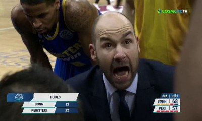 Βασίλης Σπανούλης: «Τρελάθηκε» με τους παίκτες! | Απίστευτο ξέσπασμα στο Βόννη – Περιστέρι (video)