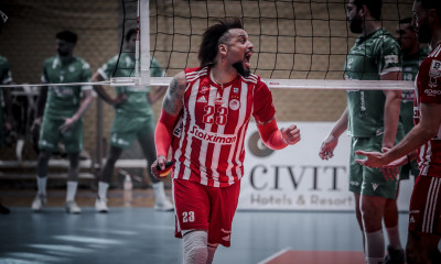 Παναθηναϊκός – Ολυμπιακός 0-3: «Ερυθρόλευκο» προβάδισμα με break στους τελικούς της Volley League