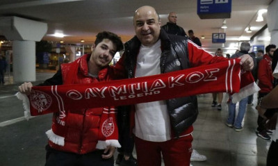 Μάρκος Σεφερλής: Στο αεροδρόμιο τα ξημερώματα για να υποδεχθεί τον Ολυμπιακό