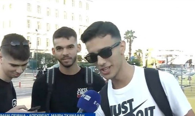 Νεαρός φεύγει... ήρεμος για διακοπές: «Ευχαριστώ στον κ. Γιαννακόπουλο που μας έφτιαξε το καλοκαίρι»