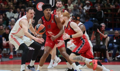Euroleague Βαθμολογία: Τρίτος ο Ολυμπιακός, έκτος ο Παναθηναϊκός AKTOR