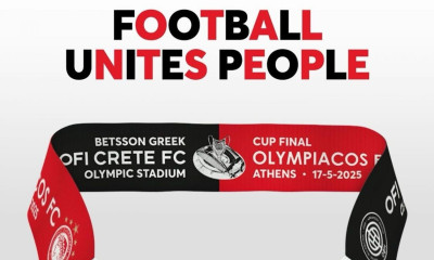 Τελικός Κυπέλλου Ελλάδας, ΟΦΗ - Ολυμπιακός: Κοινό κασκόλ για καλό σκοπό
