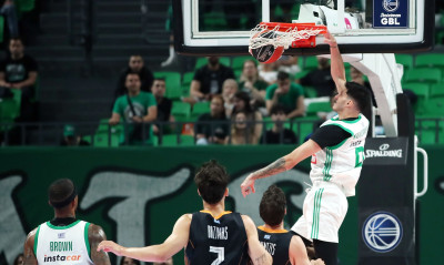 Παναθηναϊκός AKTOR - Προμηθέας Π. 101-69: 1-0 και πάει Πάτρα να "τελειώσει" τη δουλειά