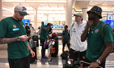 Euroleague Final Four 2025: Στο Άμπου Ντάμπι ο Παναθηναϊκός AKTOR - Έπαιξε ο ύμνος στην προσγείωση!