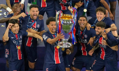 Champions League: Η απονομή του τροπαίου στην Παρί Σεν Ζερμέν