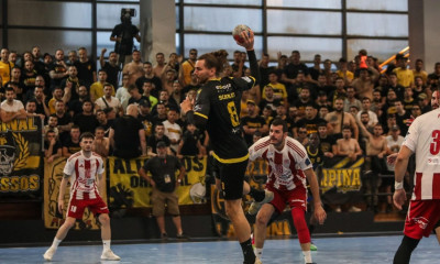 Χάντμπολ, ΑΕΚ - Ολυμπιακός 27-32: «Ερυθρόλευκο» break