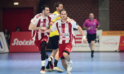 Ολυμπιακός – ΑΕΚ 31-26: Ένα βήμα από το «back-to-back» στη Handball Premier οι «ερυθρόλευκοι»