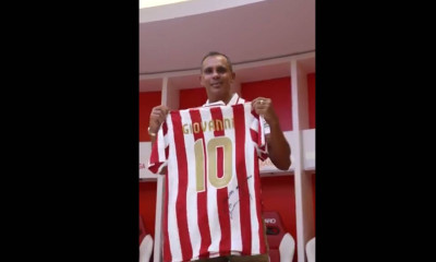 Ολυμπιακός: Τζιοβάνι και Λιουτσιάνο επισκέφθηκαν το «Γ. Καραϊσκάκης» για τα 100 χρόνια του συλλόγου