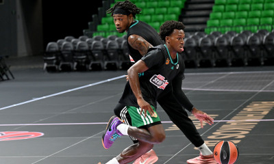 Παναθηναϊκός AKTOR: Πρώτη προπόνηση για τον Ρισόν Χολμς στο «Telekom Center Athens»