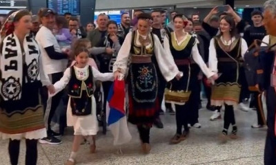 Παρτιζάν: Υποδοχή με παραδοσιακούς χορούς στην Αυστραλία - Δείτε βίντεο