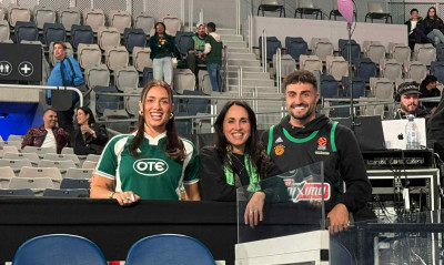 Πράσινο και… γαλανόλευκο το «John Cain Arena» (pics,vid)