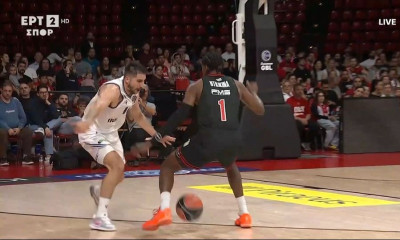 Ολυμπιακός - Ηρακλής: Τρομερή ενέργεια του Μωραΐτη - Έκανε «ποδιά» στον Νιλικίνα (video)