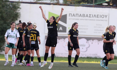 ΑΕΚ – Παναθηναϊκός 2-1: Η «Ένωση» πήρε με ανατροπή το αθηναϊκό ντέρμπι της Women’s Football League