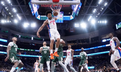 NBA: Έλειπε ο Γιάννης Αντετοκούνμπο, «χόρευαν» οι Πίστονς και 12η σερί νίκη! – Όλα τα αποτελέσματα