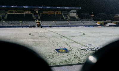 Champions League: Με πίστα σκι μοιάζει το γήπεδο της Μπόντο Γκλιμτ ώρες πριν το ματς με Γιουβέντους