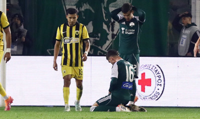 Παναθηναϊκός - ΑΕΚ 2-3: Black... Sunday με «δώρα» που τον πετάνε εκτός τίτλου