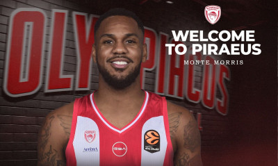 Ολυμπιακός: Ανακοίνωσε τη μεταγραφή του Μόντε Μόρις